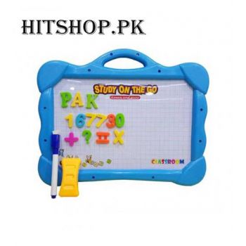 Blue Magical Drawing Board With Magnetic Figures Plus